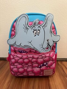 NWT Loungefly Dr. Seuss Horton Hears a WHO cosplay backpack